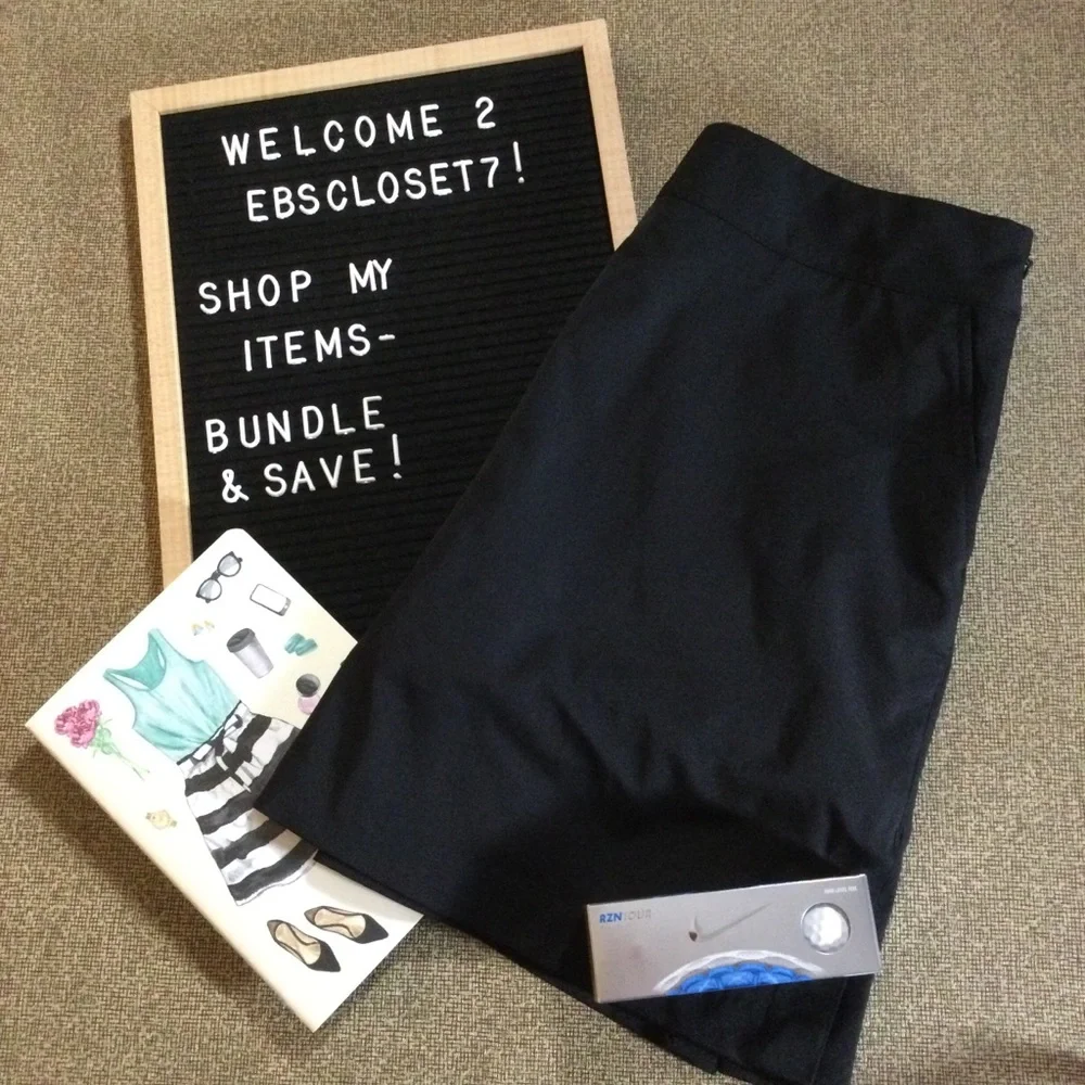 Adidas Climacool Skort Skirt Golf Black Sport Tennis Athletic Active 6 - Picture 1 of 11
